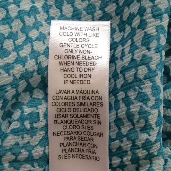 Women’s Fever Tank Top Teal and White Small New - Picture 5 of 5